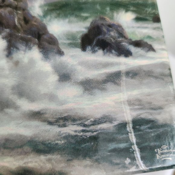 Vtg Thomas Kinkade Nesting Boxes Set Painter Of Light Amcal Scripture Lighthouse - Picture 11 of 14